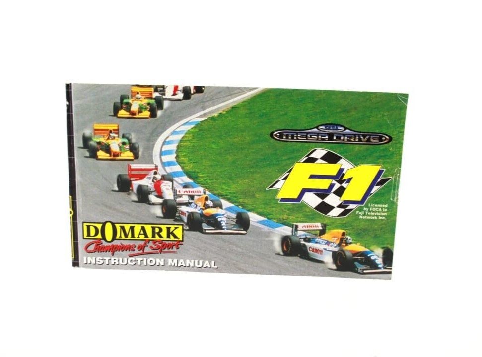F1 - SEGA Saturn ***Manual Only***