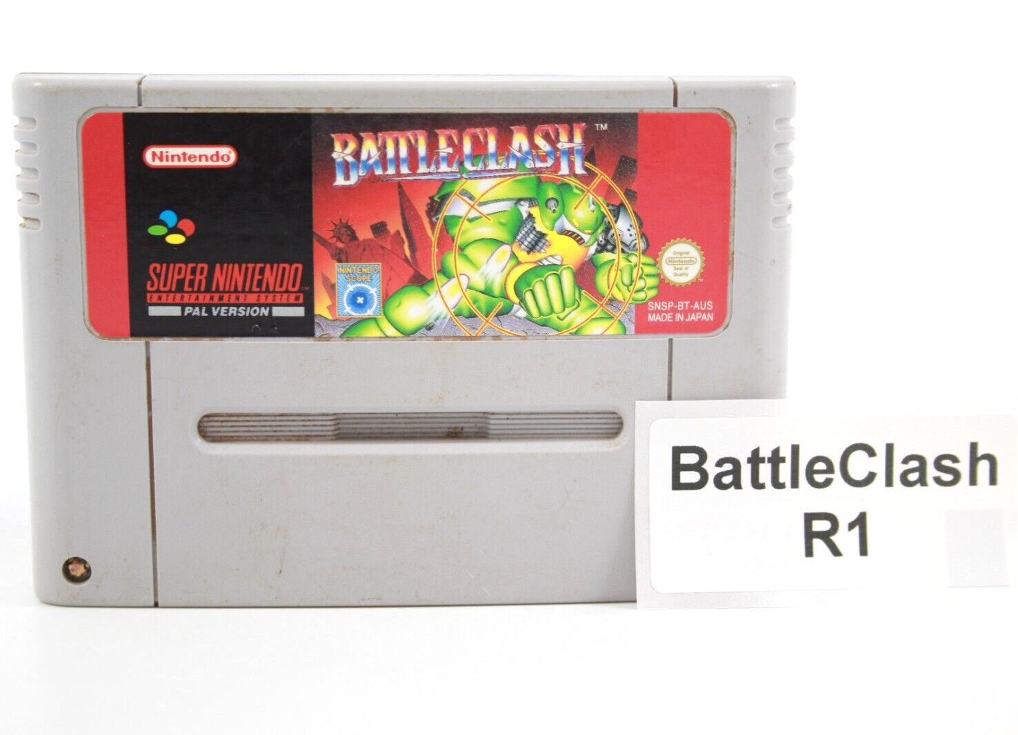 Battle Clash [CART ONLY] - Super Nintendo (SNES) [PAL] - WITH WARRANTY