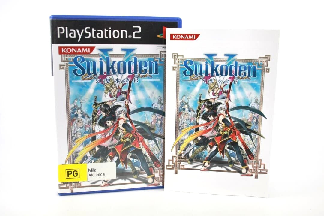 Suikoden V **CASE & MANUAL ONLY** - PlayStation 2 (PS2) [PAL]