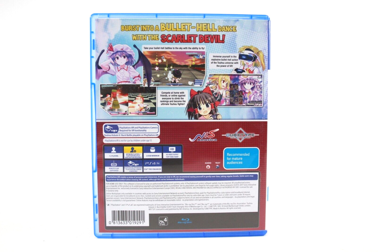 Touhou Kobuto V: Burst Battle - PlayStation 4 (PS4) [PAL] - WITH WARRANTY