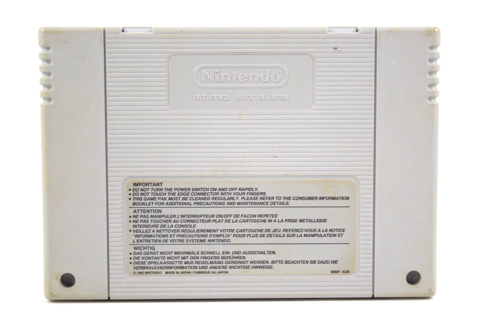 Turn and Burn: No-Fly Zone [CART ONLY] - Super Nintendo (SNES) [PAL] - WARRANTY