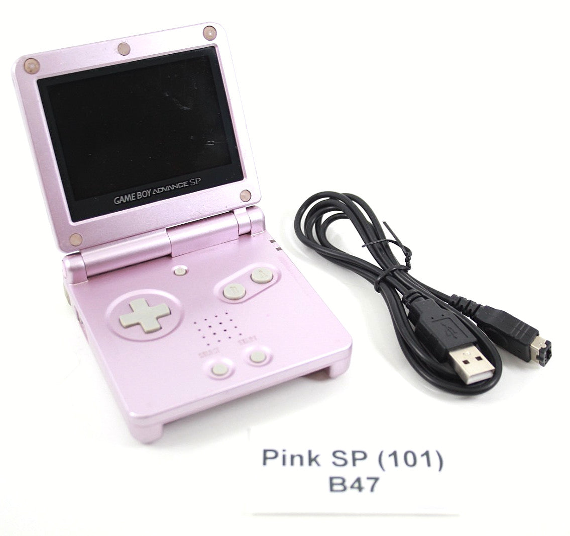 💥AGS-101💥 Official Nintendo Game Boy Advance SP Console [Pearl Pink] GBA 🎮
