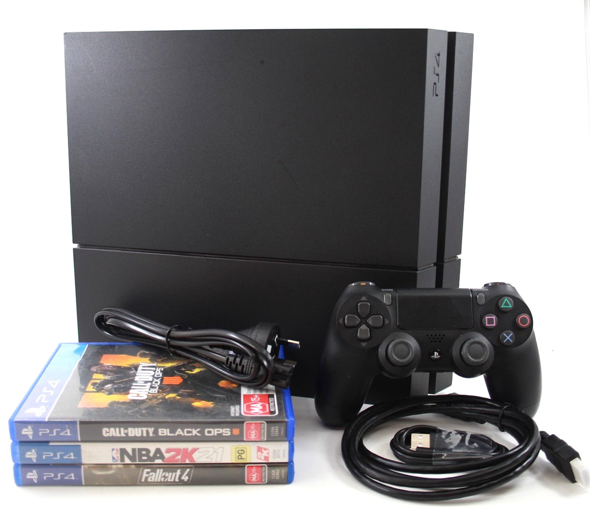 Official PlayStation 4 (PS4) 500GB Console + 3 RANDOM GAMES - WITH WARRANTY