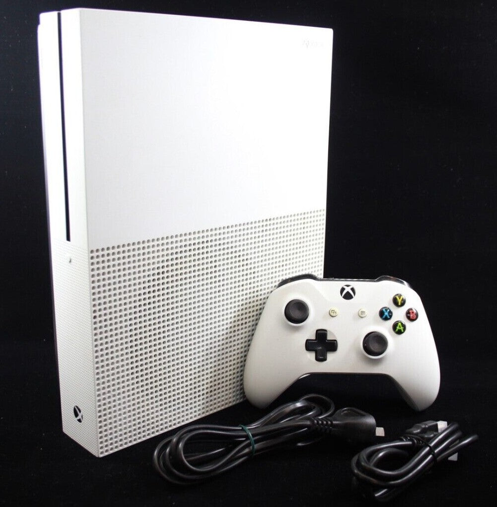 Microsoft Xbox One S Console 500GB - Pick Black or White Controller