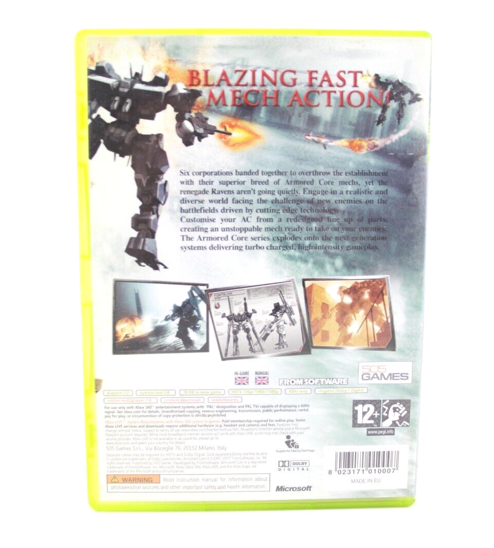 Armored Core 4 - Xbox 360 [PAL] - WITH WARRANTY