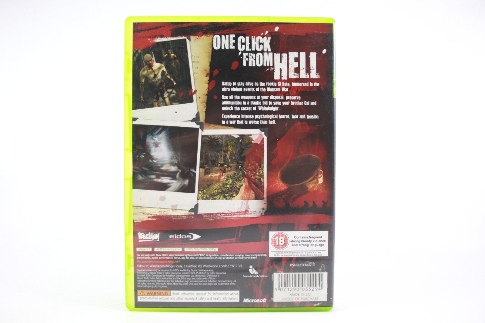 Shellshock 2 Blood Trails - Xbox 360 [PAL] - WITH WARRANTY