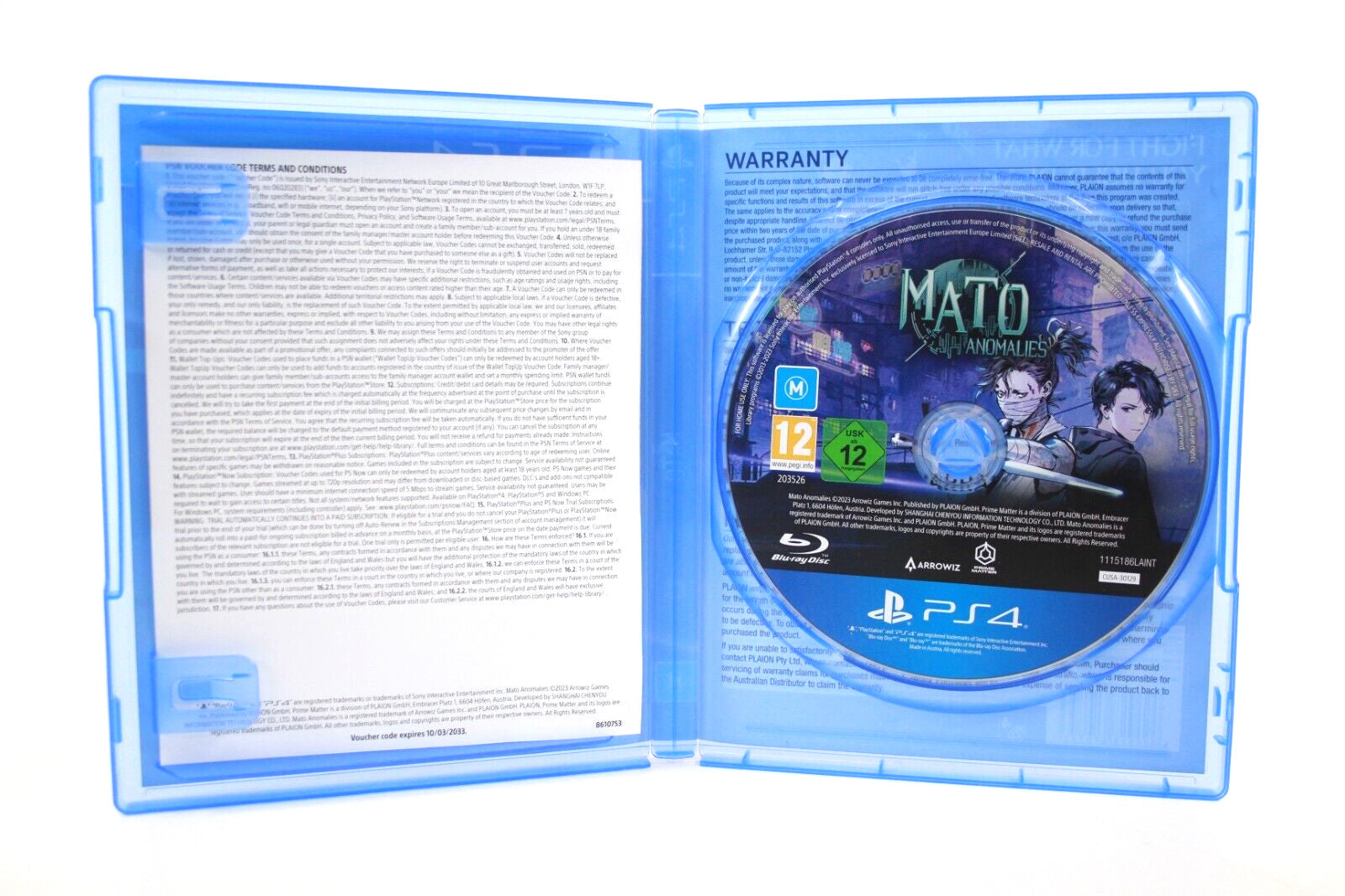 Mato Anomalies Day One Edition - PlayStation 4 (PS4) [PAL] - WITH WARRANTY