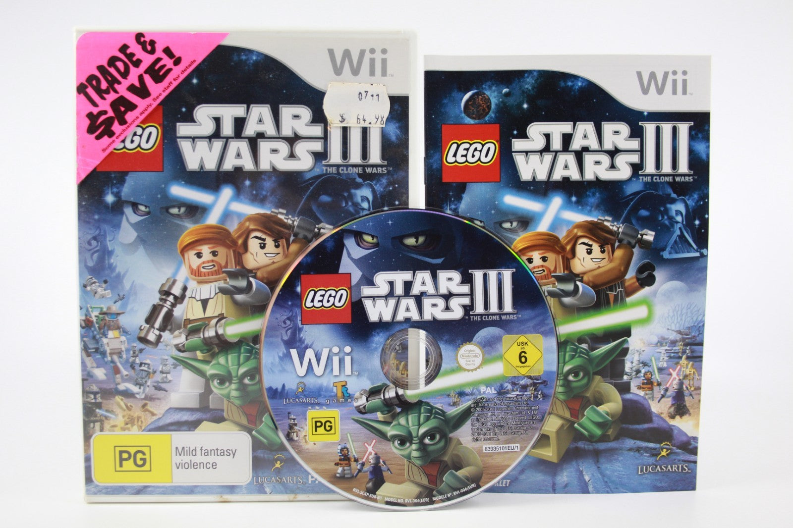 LEGO Star Wars III The Clone Wars - Nintendo Wii [PAL] - WITH WARRANTY