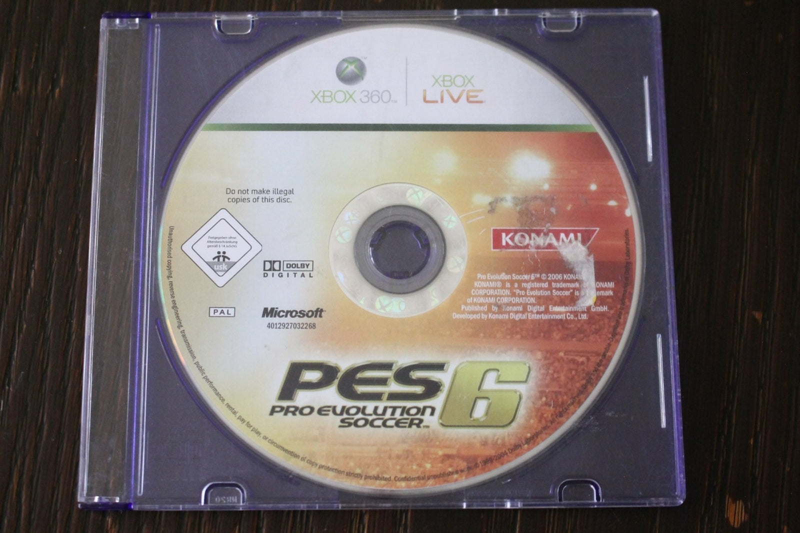 Pro Evolution Soccer 6 (Xbox 360) [PAL] - WITH WARRANTY