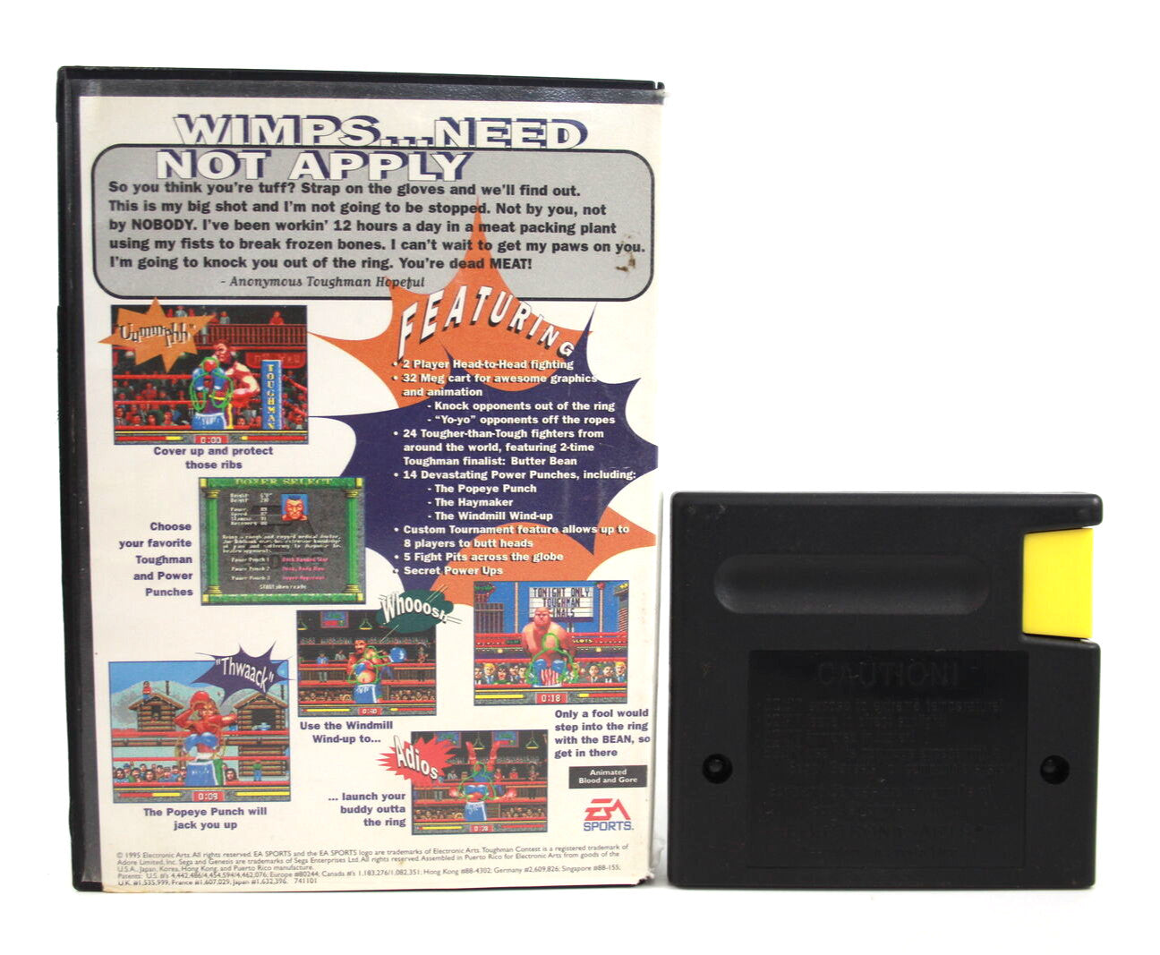 Tough Man Contest - SEGA Genesis [NTSC-U] - WITH WARRANTY