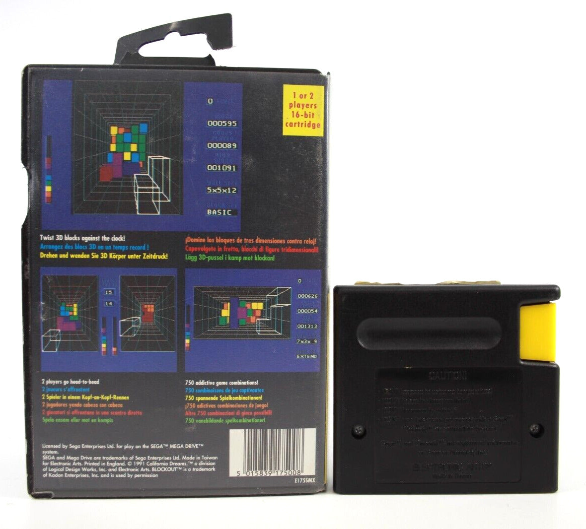 Blockout - SEGA Mega Drive [PAL] - WITH WARRANTY