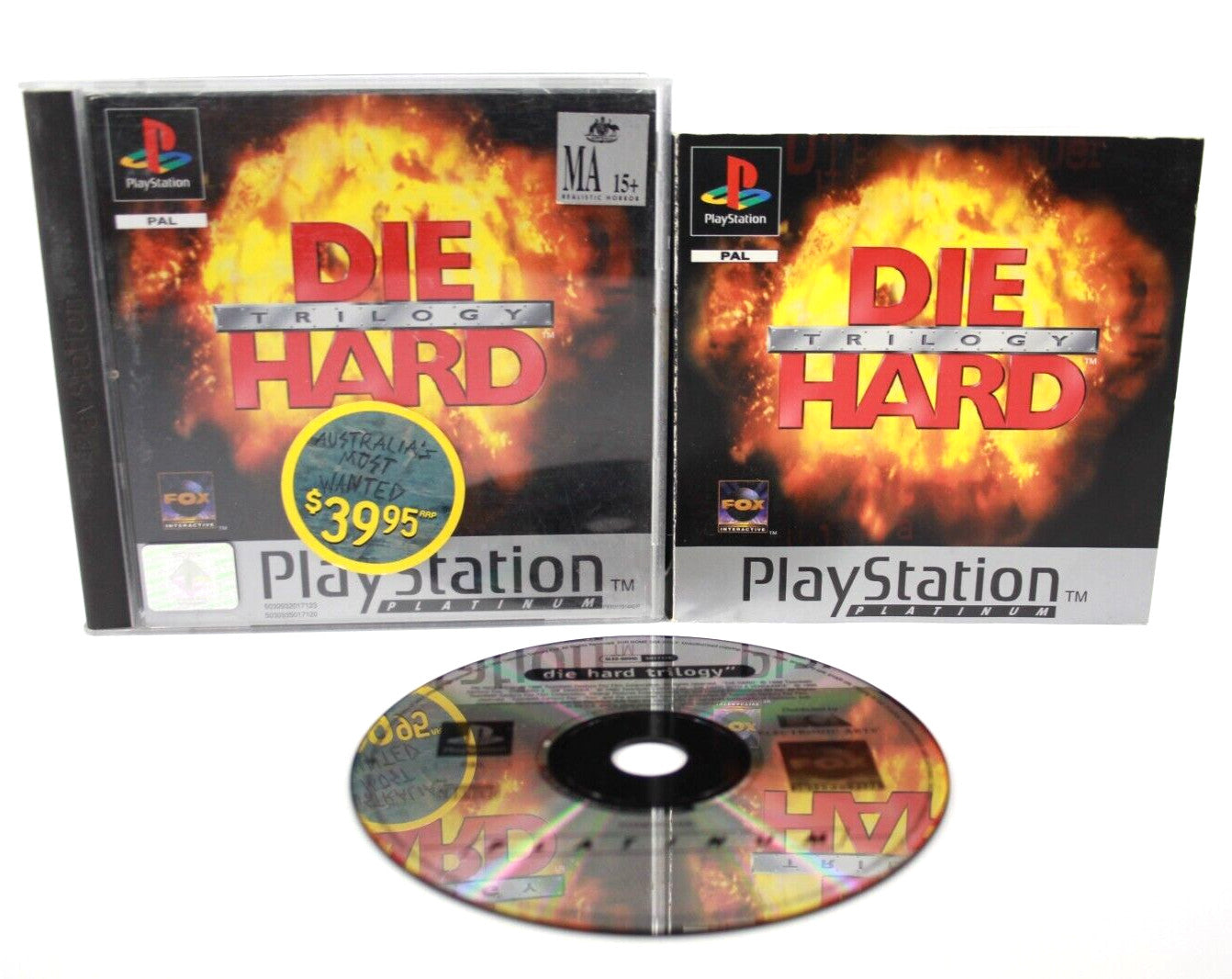 Die Hard Trilogy [Platinum] - PlayStation 1 (PS1) [PAL] - WITH WARRANTY
