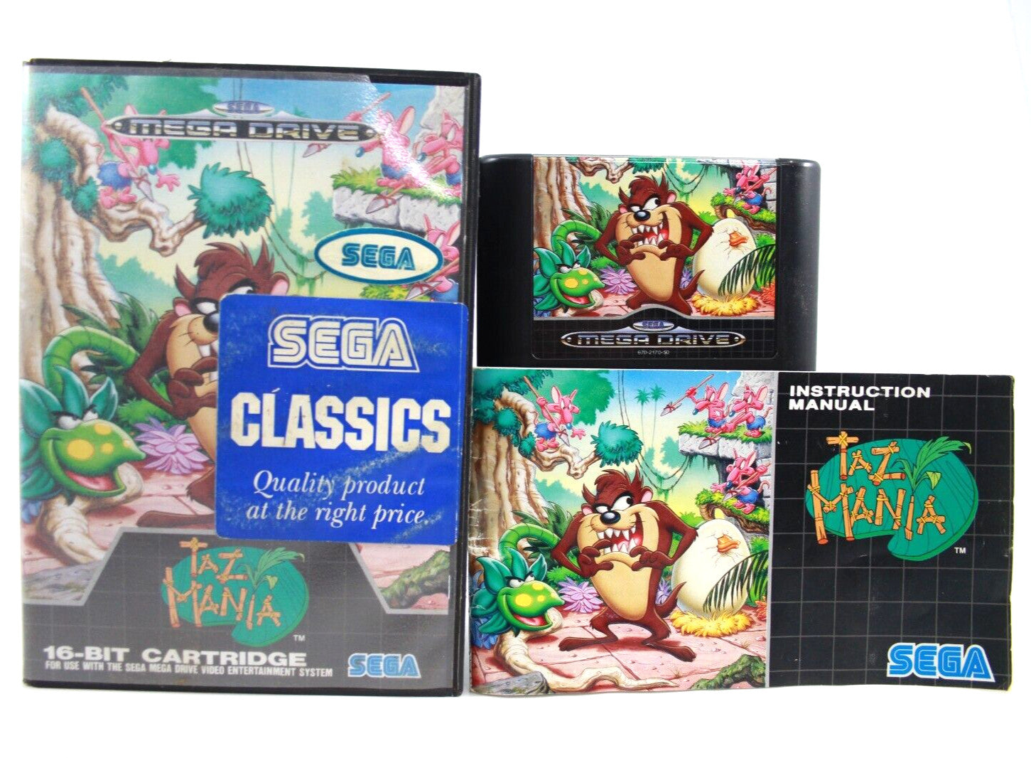 Taz-Mania  - SEGA Mega Drive [PAL] - WITH WARRANTY