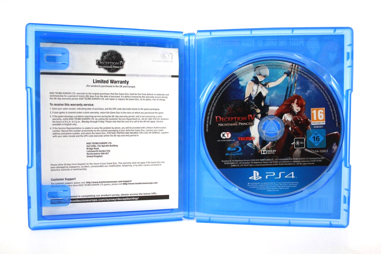 Deception IV: The Nightmare Princess - PlayStation 4 (PS4) [PAL] WITH WARRANTY