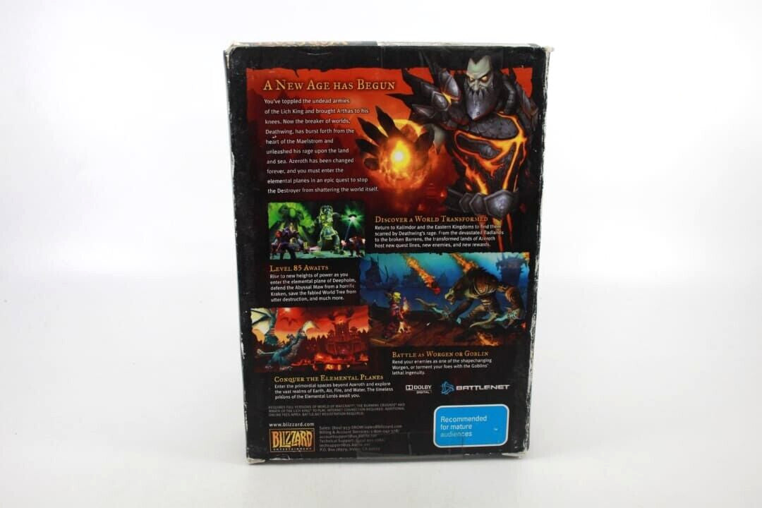 World of Warcraft Cataclysm (PC CD-ROM) [PAL] - WITH WARRANTY