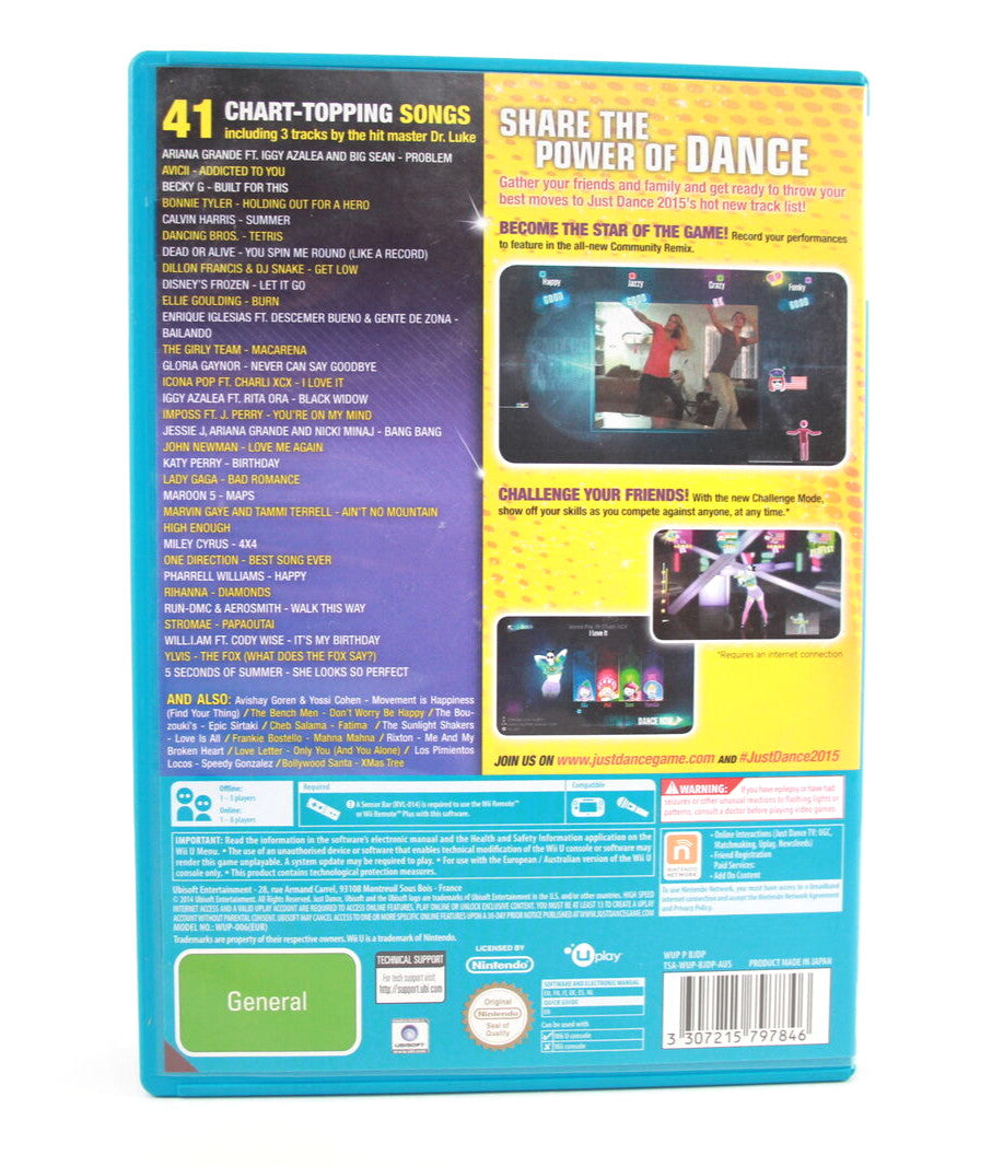 Just Dance 2015 (Wii U) [PAL] - WITH WARRANTY