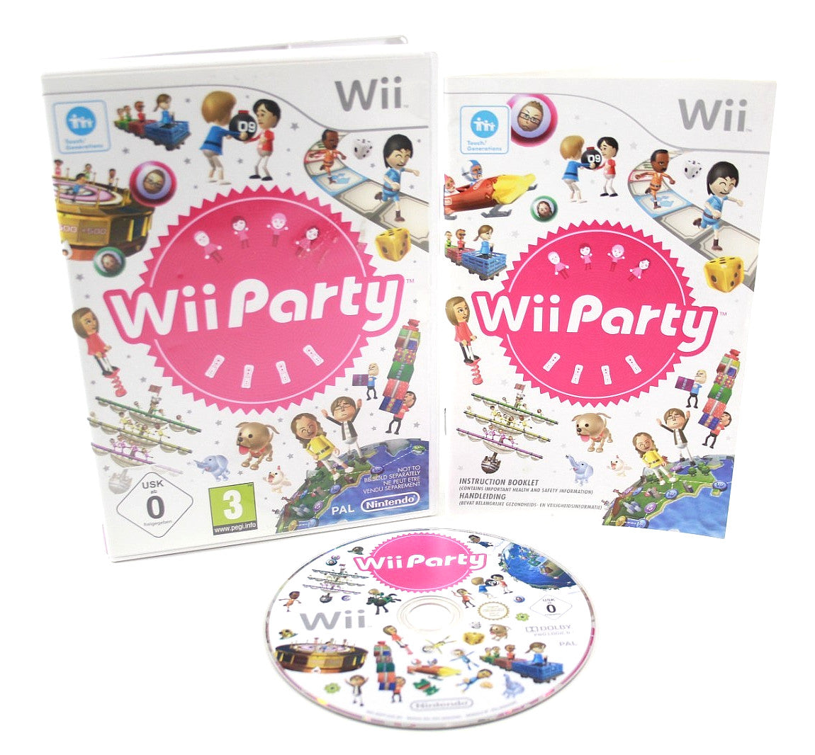 **MINT DISC** Wii Party (Wii) [PAL] - WITH WARRANTY