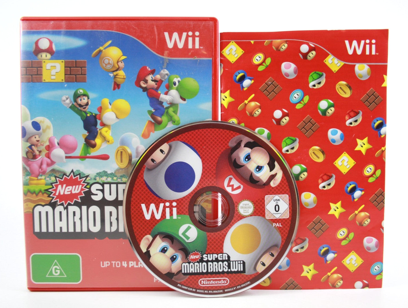 New Super Mario Bros - Nintendo Wii [PAL] - WITH WARRANTY