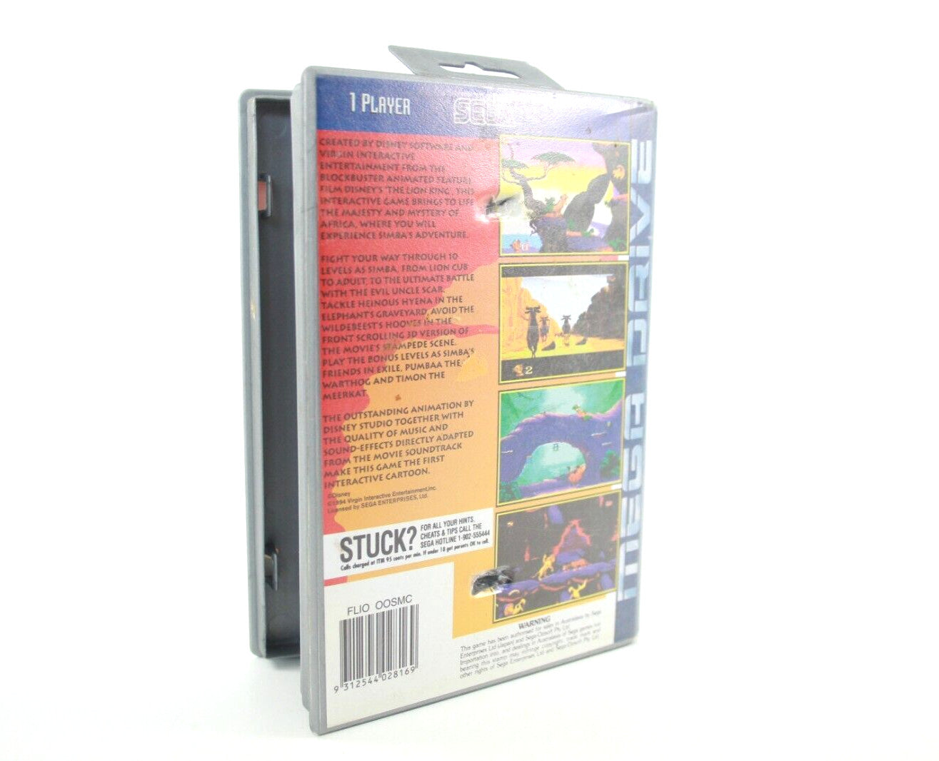 The Lion King - SEGA Mega Drive [PAL] - WITH WARRANTY