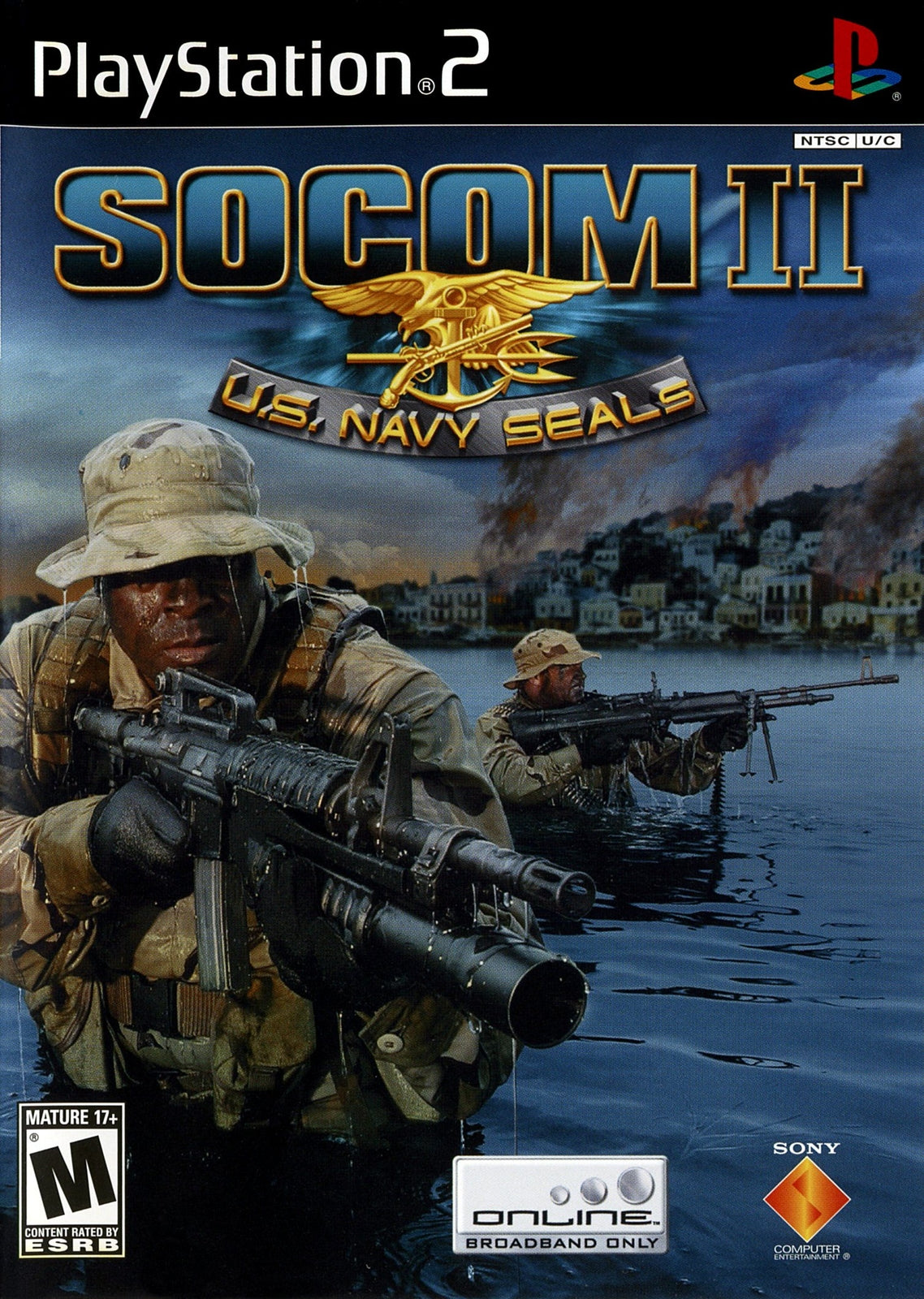 SOCOM II: U.S. Navy SEALs (PS2) [PAL] - WITH WARRANTY - US