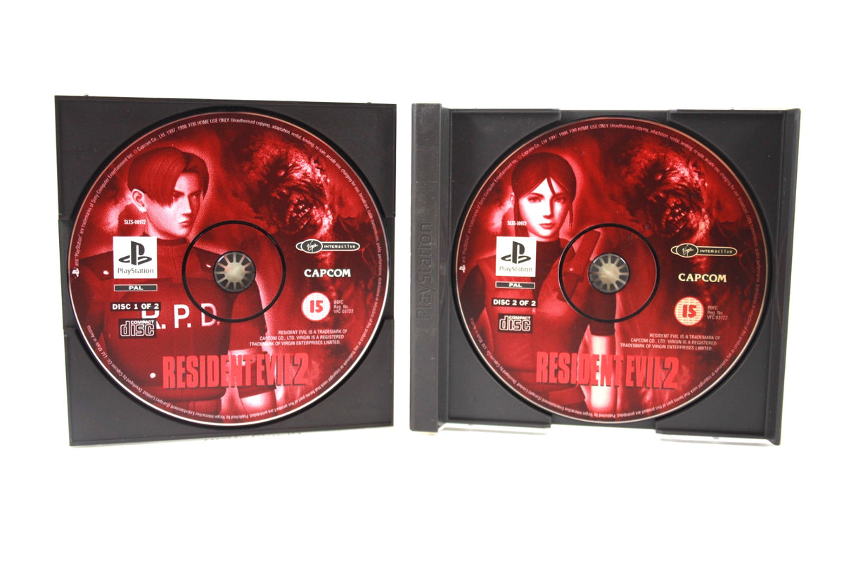**MINT DISC** Resident Evil 2 (PS1) [PAL] - WITH WARRANTY [BLACK LABEL] *COS*