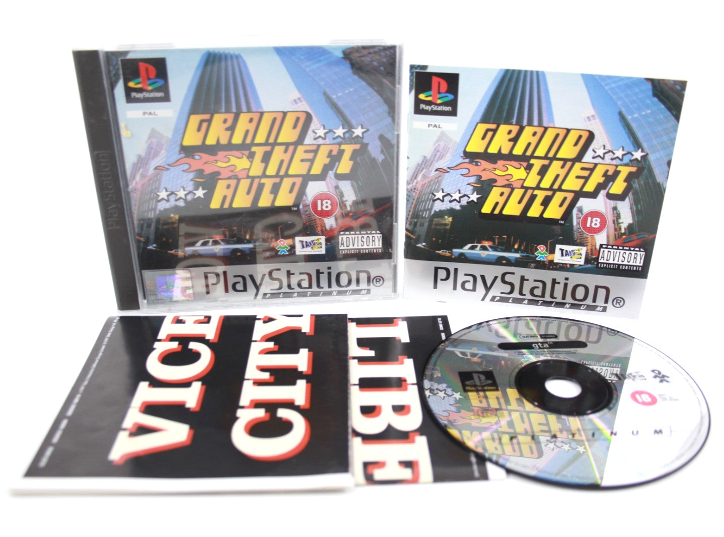 Grand Theft Auto [Platinum] + Maps - PlayStation 1 (PS1) [PAL] - WITH WARRANTY