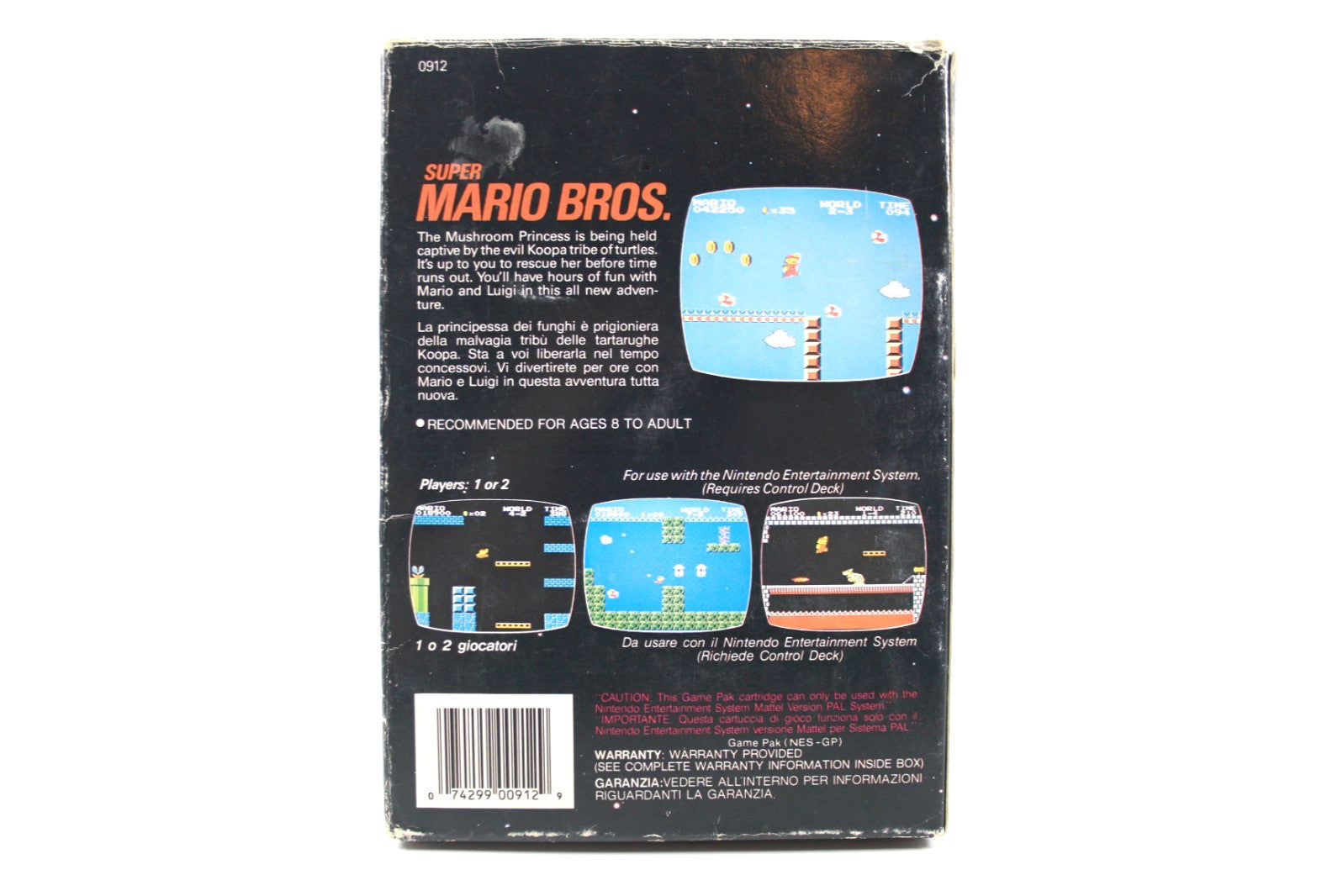 Super Mario Bros - Nintendo Entertainment System (NES) [PAL] - WITH WARRANTY