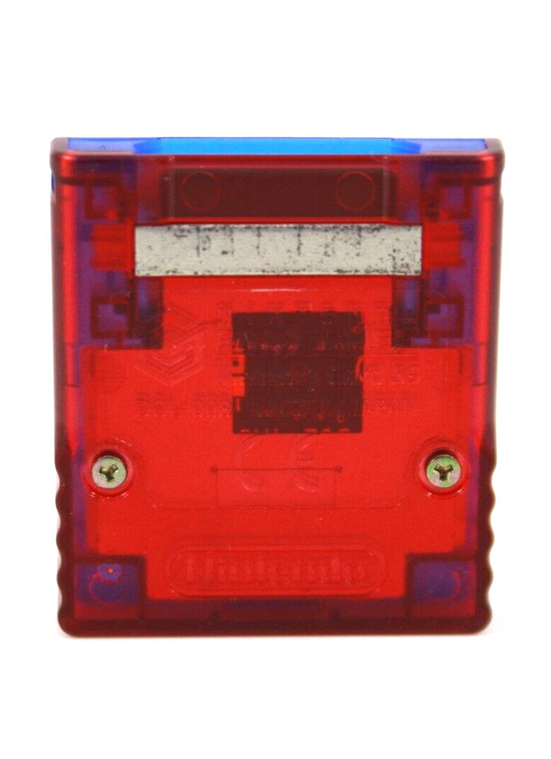 Genuine, Pokémon Box Red & Blue Memory Card Nintendo GameCube 59 Blocks DOL-008