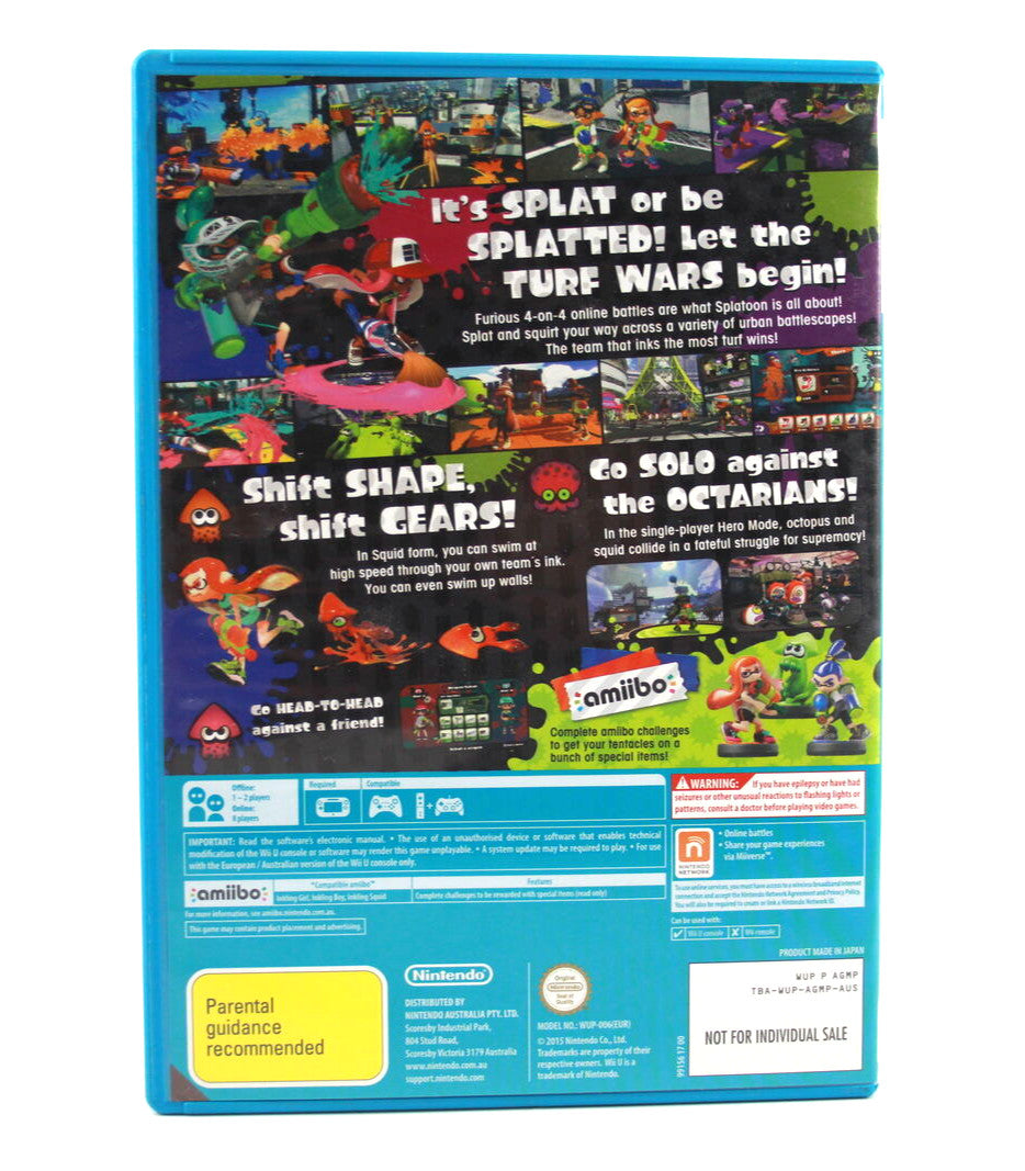 Splatoon (Wii U) [PAL] - WITH WARRANTY