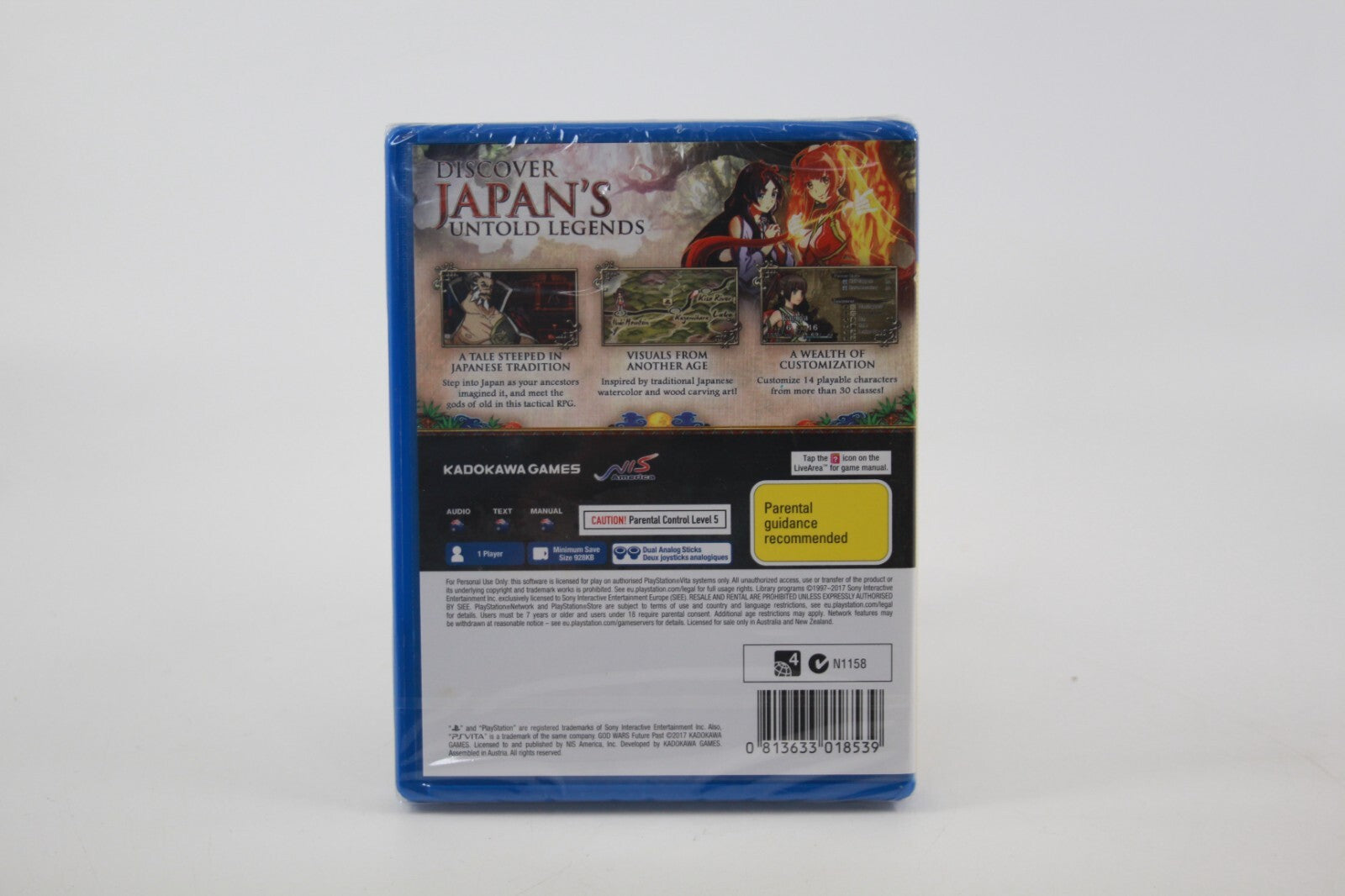 God Wars: Future Past - Playstation PS Vita [PAL] - WITH WARRANTY *SEALED*