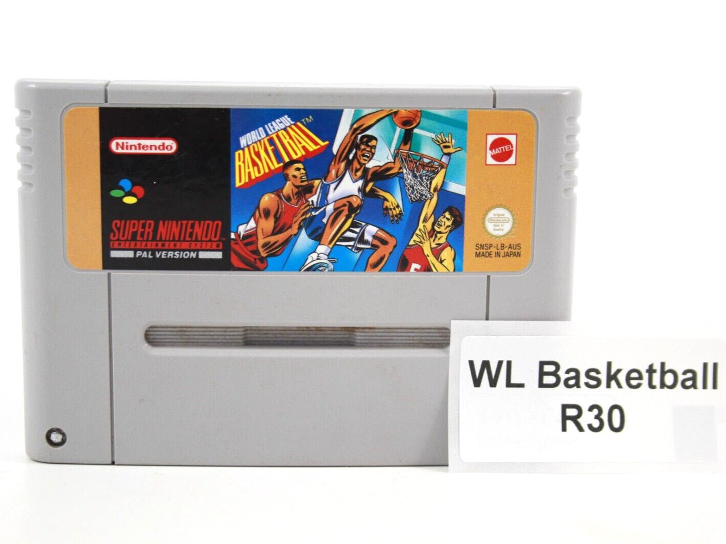 World League Basketball - [NEW SAVE BATTERY] (SNES) [PAL] - WITH WARRANTY