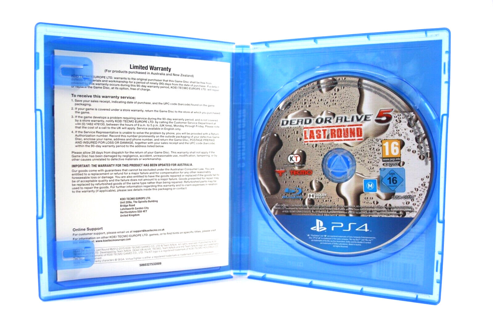 Dead or Alive 5: Last Round - PlayStation 4 (PS4) [PAL] - WITH WARRANTY