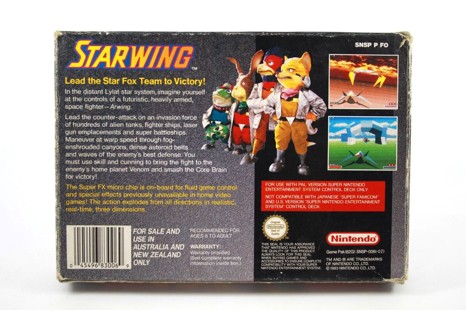 Starwing - Super Nintendo (SNES) [PAL] - WITH WARRANTY
