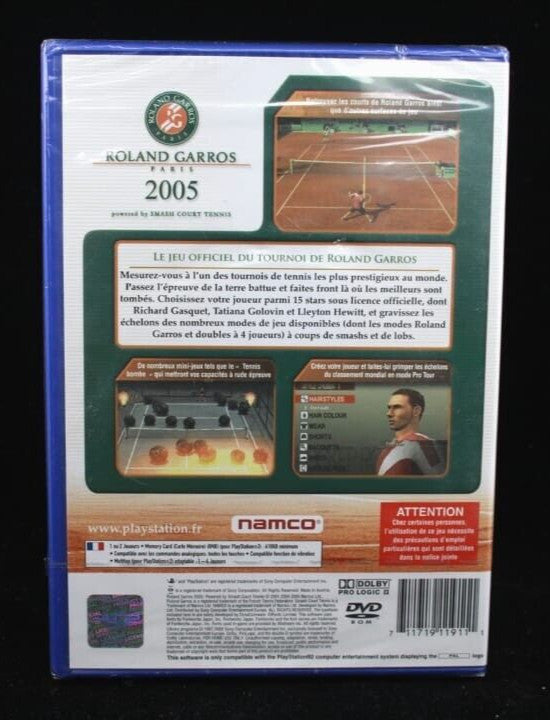 Roland Garros Paris 2005 - Sony PlayStation 2 (PS2) **BRAND NEW/SEALED**