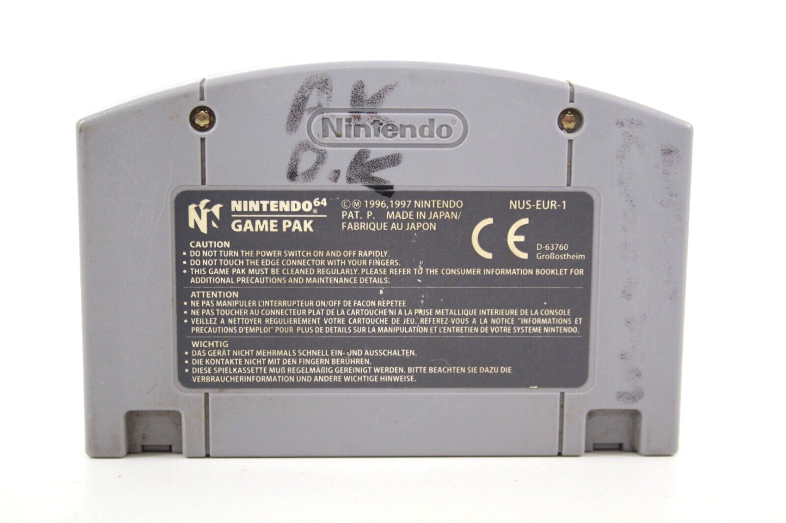 1080 Snowboarding [CART ONLY] - Nintendo 64 (N64) [PAL] - WITH WARRANTY