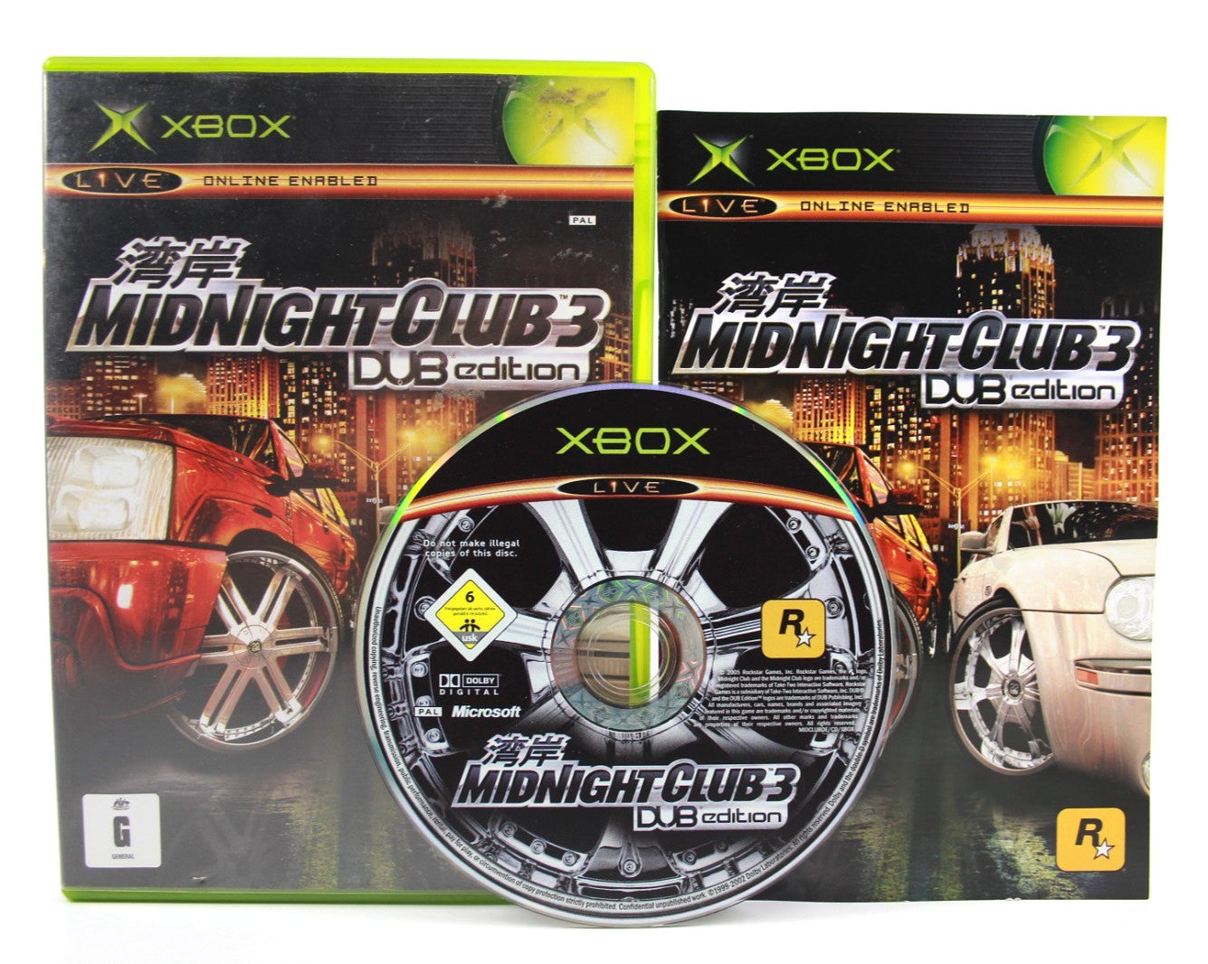 Midnight Club 3: DUB Edition - Xbox [PAL] - WITH WARRANTY