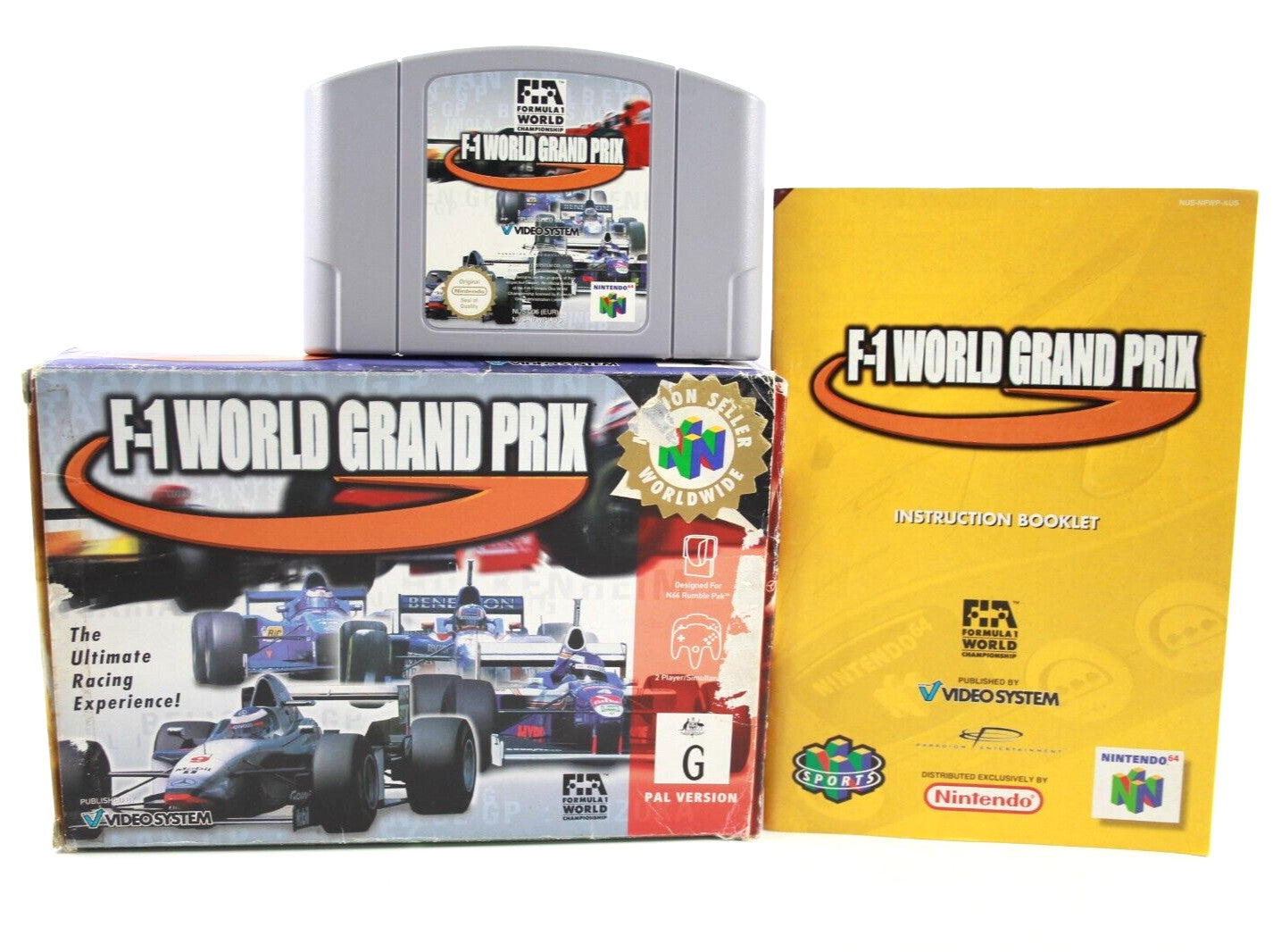 F-1 World Grand Prix - Nintendo 64 (N64) - WITH WARRANTY