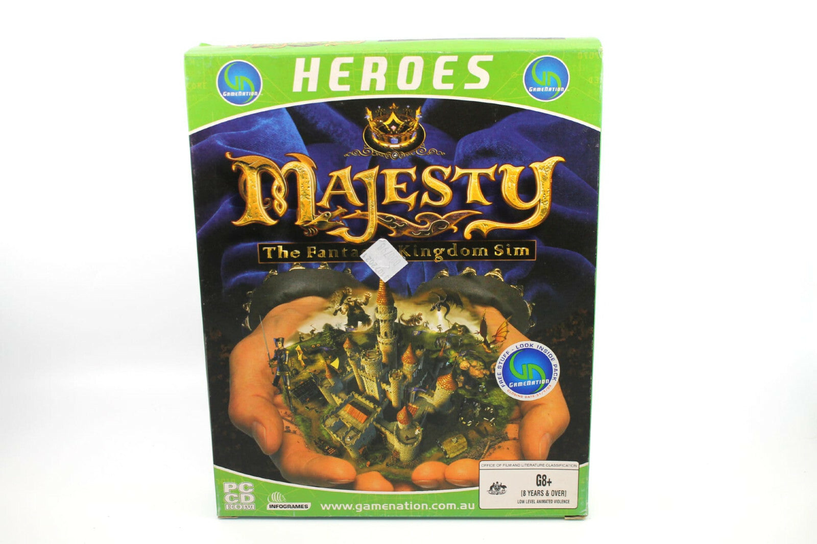 Majesty: The Fantasy Kingdom Sim game for PC/Windows - BIG BOX - BOXED