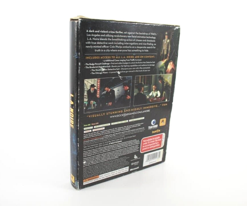 L.A. NOIRE The Complete Edition - Microsoft Xbox 360 [PAL] WITH WARRANTY