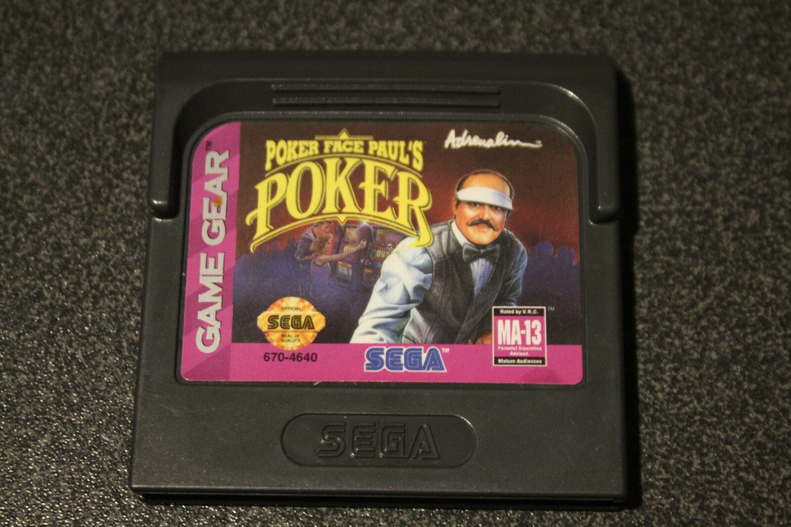 Poker Face Paul's Poker (SEGA Game Gear) [PAL] - WITH WARRANTY