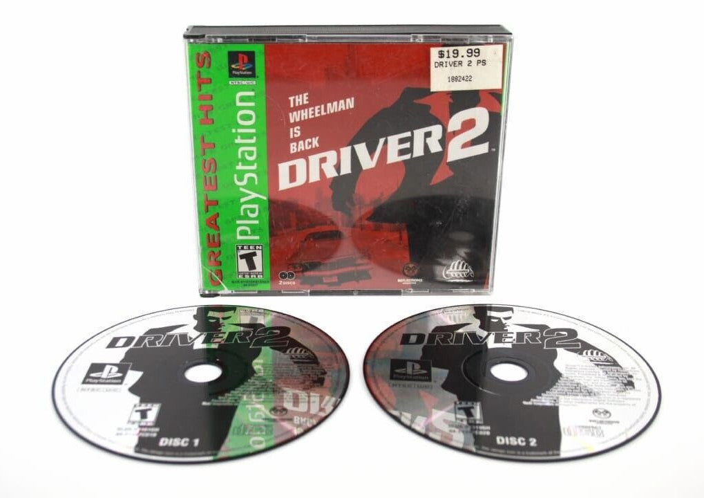 Driver 2 (Greatest Hits) - Sony PlayStation 1 (PS1) [NTSC-U] WITH WARRANTY