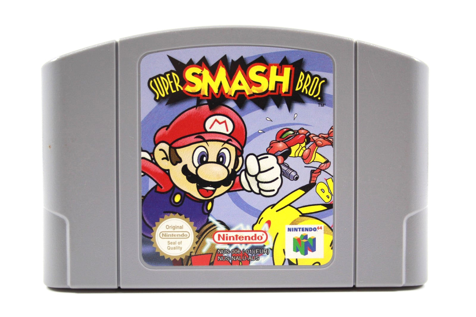 🔥 *NEAR MINT* Super Smash Bros. - Nintendo 64 (N64) [PAL] *COMPLETE IN BOX* 🎮