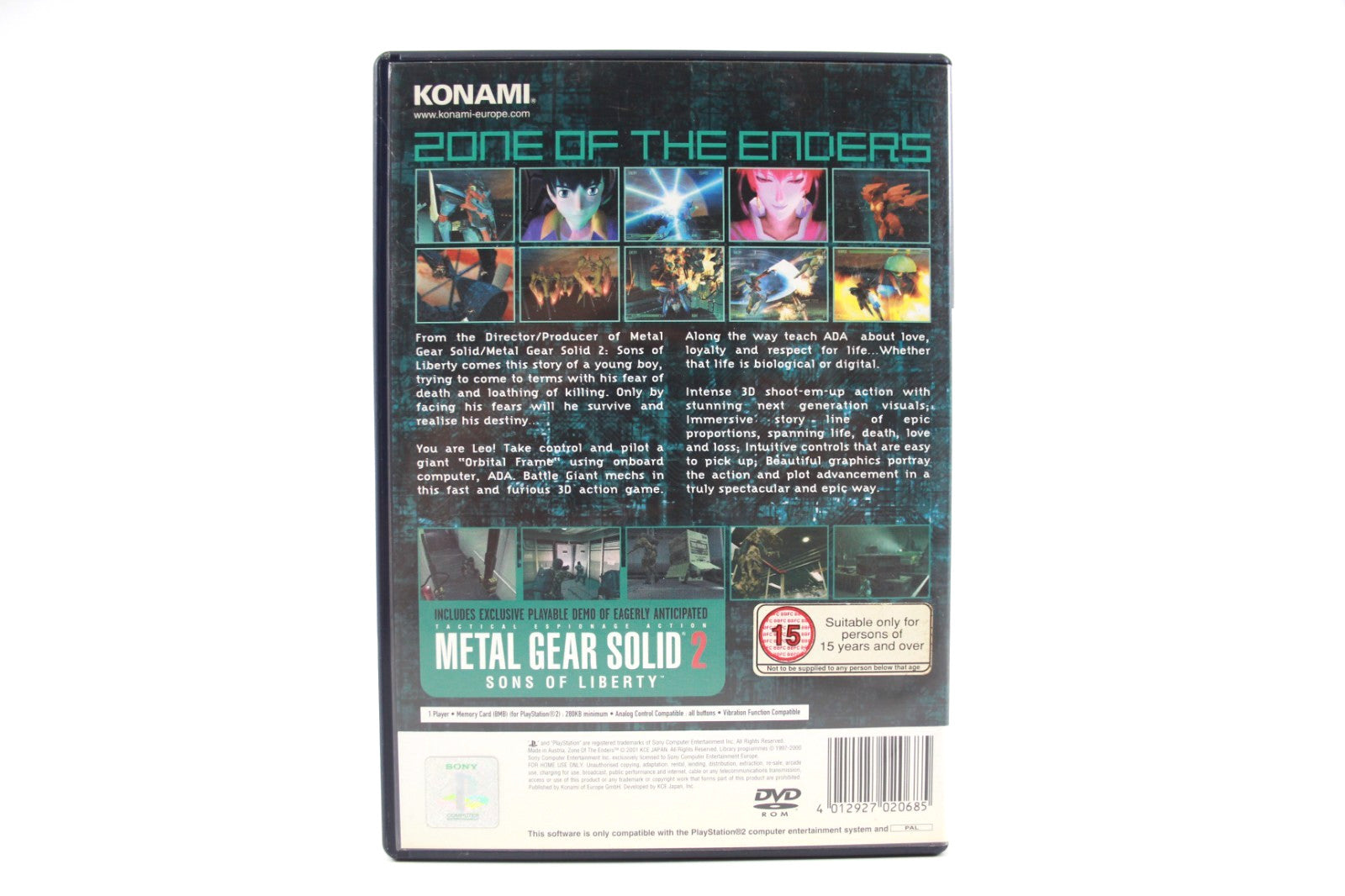 Zone of the Enders - PlayStation 2 (PS2) [PAL] - WITH WARRANTY