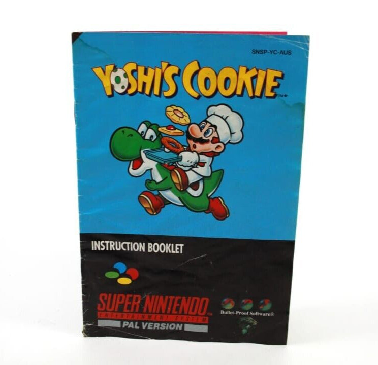 Yoshi’s Cookie - Super Nintendo (SNES) ***Manual Only***