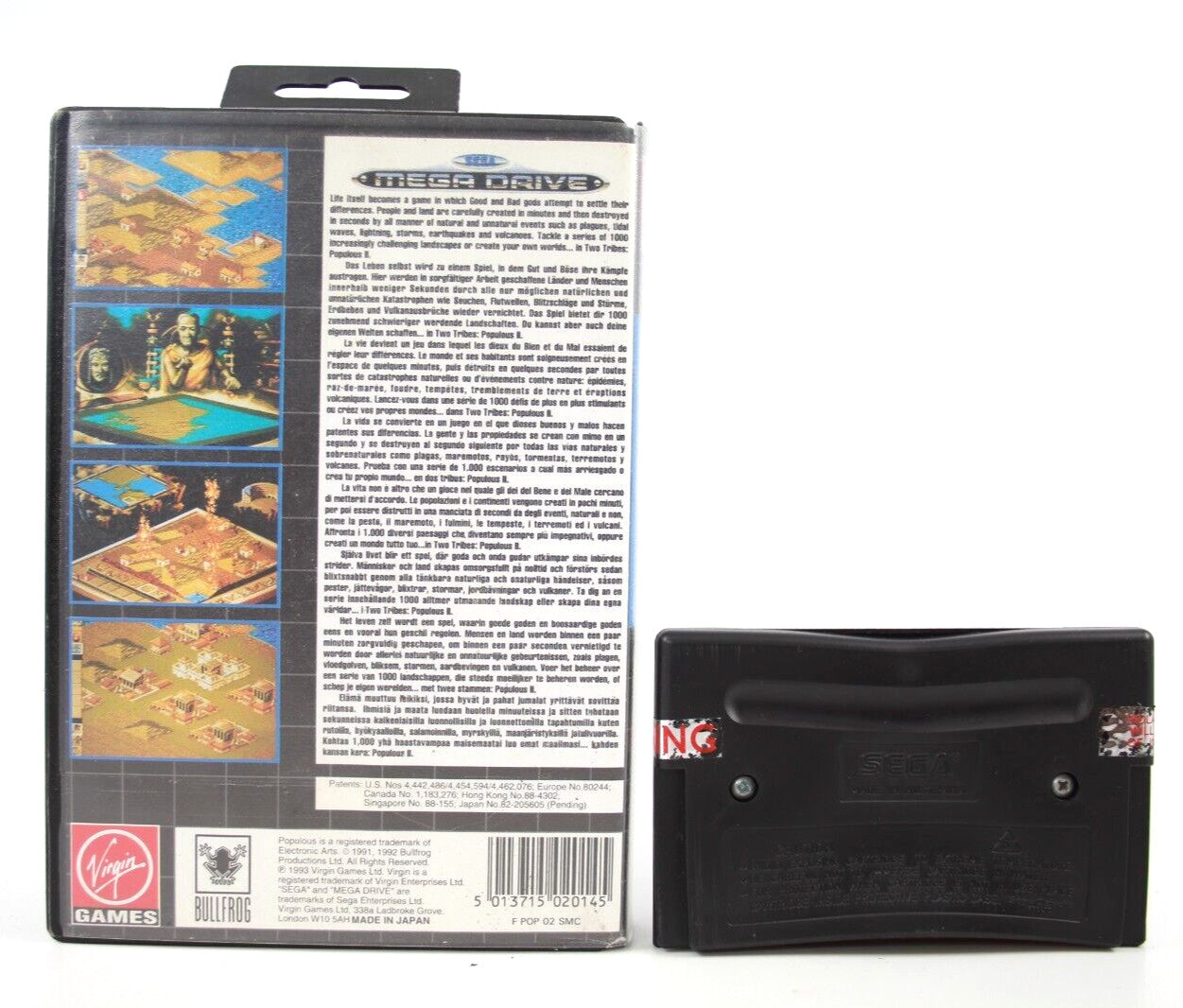 Two Tribes: Populous II - SEGA Mega Drive [PAL] - WITH WARRANTY