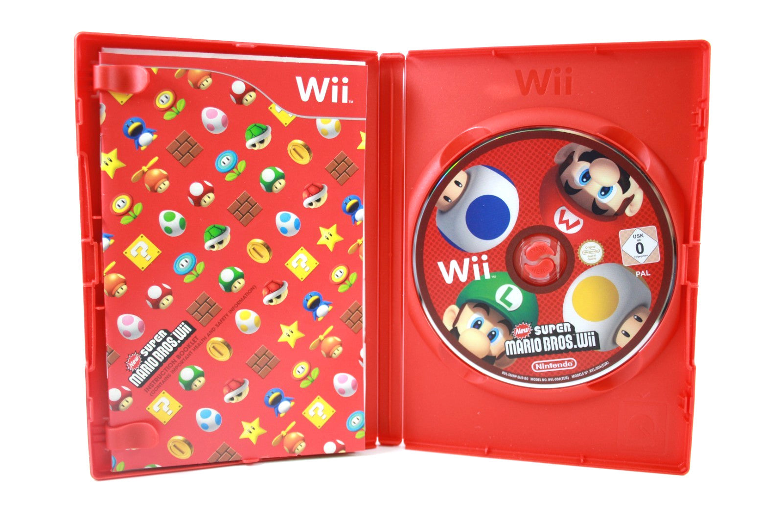 New Super Mario Bros Wii - Nintendo Wii [PAL] - WITH WARRANTY