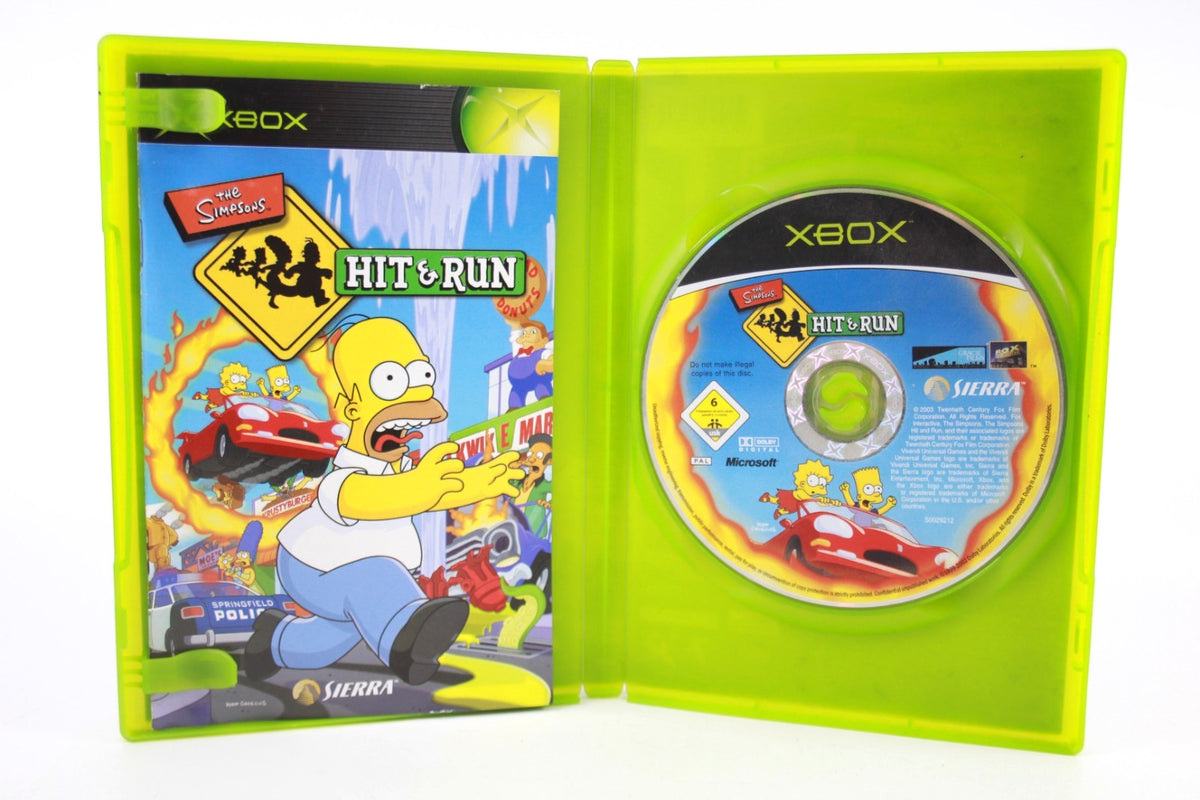 **MINT DISC** The Simpsons: Hit & Run (Xbox) [PAL] - WITH WARRANTY [Black Label]
