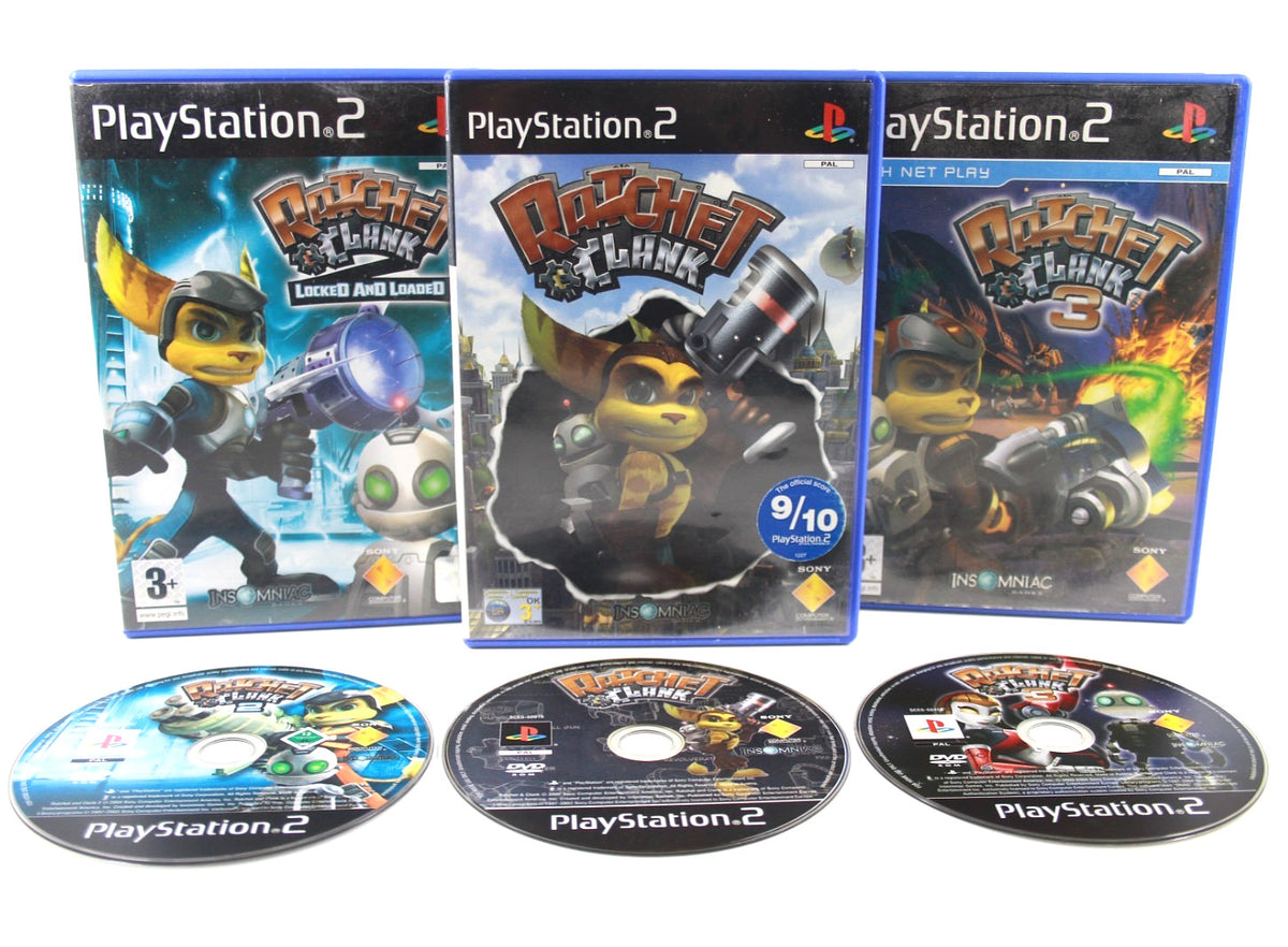 Ratchet & Clank 1/2/3 (BLACK LABEL) - PlayStation 2 (PS2) [PAL] - WITH WARRANTY