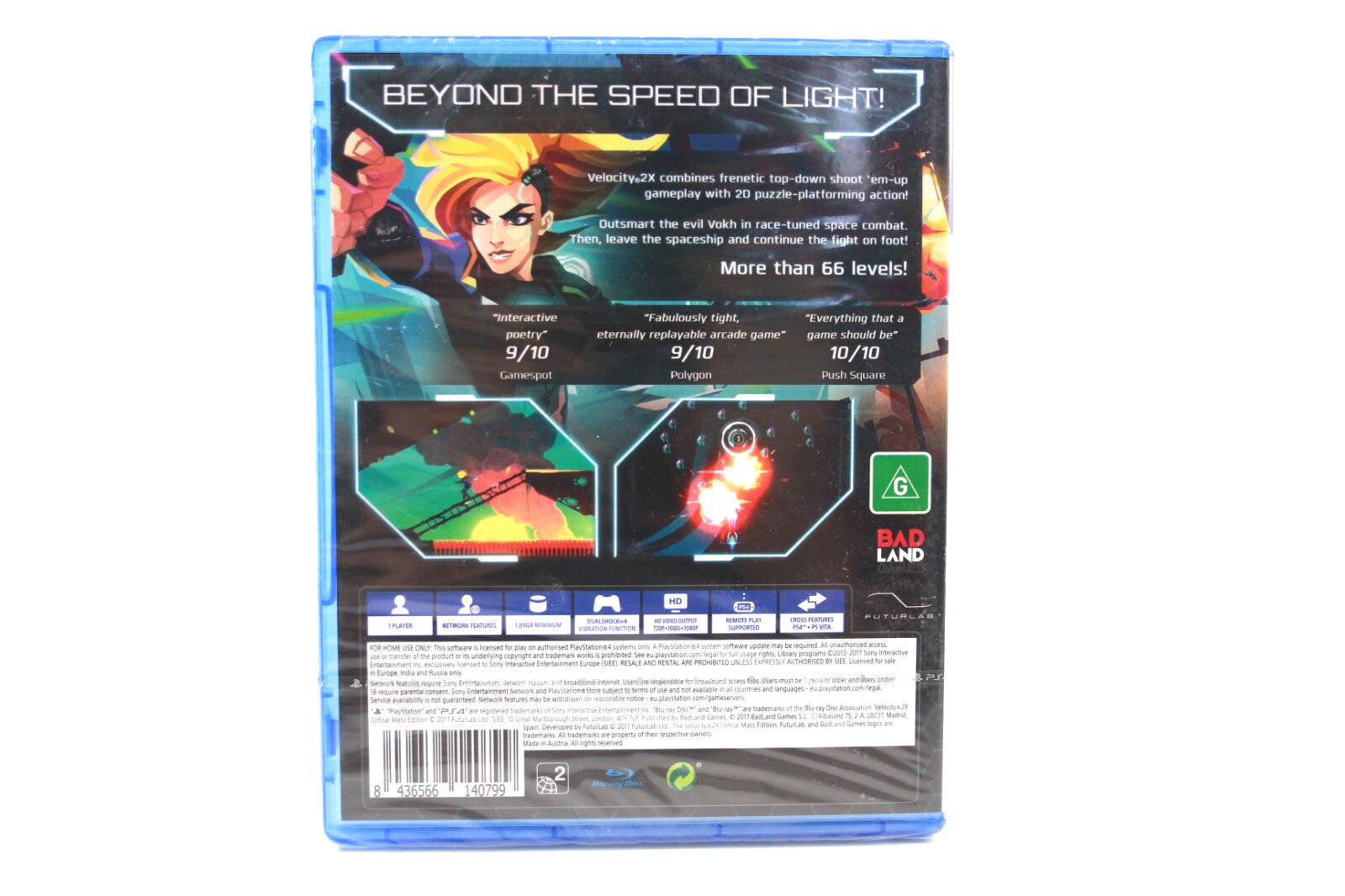 Velocity 2X: Critical Mass Edition [BRAND NEW/SEALED] - PlayStation 4 (PS4) [PAL