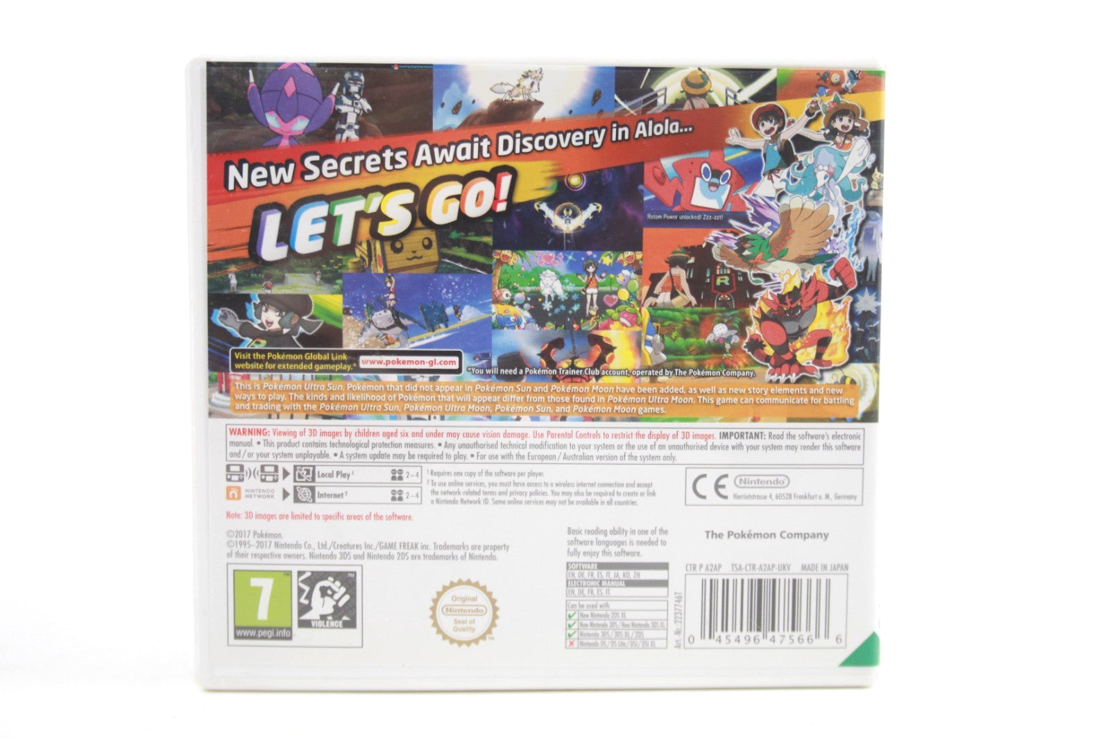 Pokémon Ultra Sun - Nintendo 3DS [PAL] - WITH WARRANTY